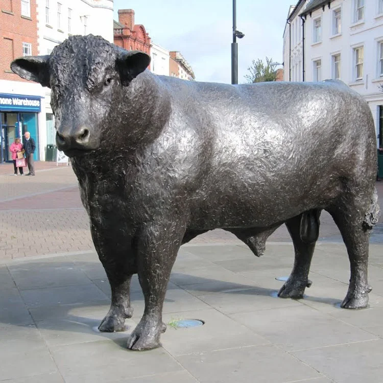Hot Sale Garden Decor Life Size Metal Bronze Cattle Cow Sculpture Buy
