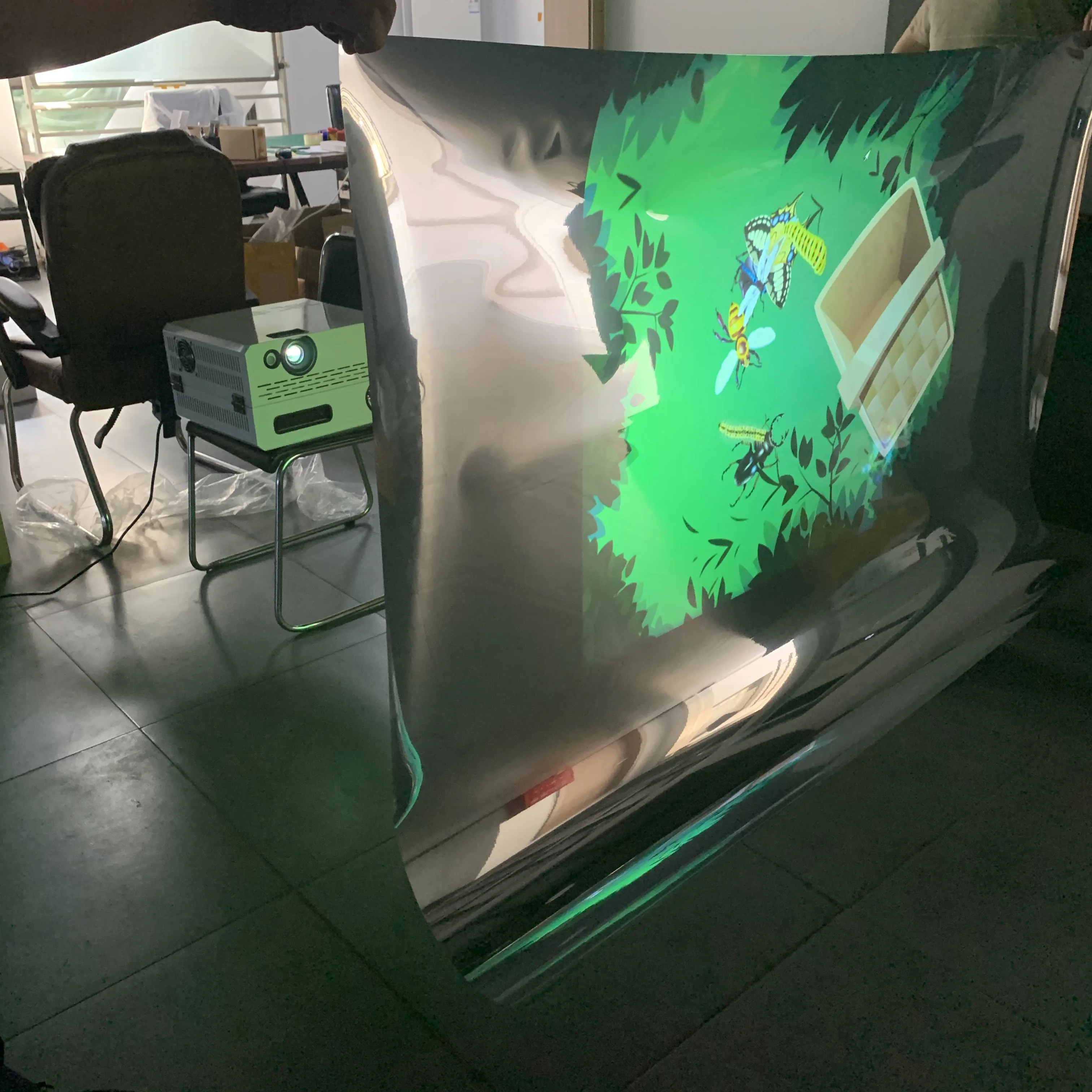 Flow Packing Machine 2025 DeFi Rear Projection Film Magic Image
