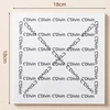 White French printing [18*18cm]