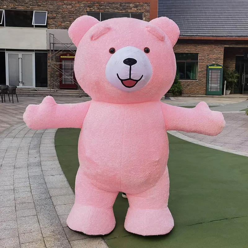 Inflatable Walking Wearable Giant Teddy Bear Mascot Costume