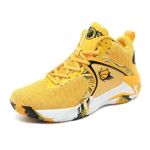 New Lace-up Winter Soft-Sole Basketball Sneaker Non-Slip Wear-Resistant Mesh Shoes Spring Training Basketball Shoes
