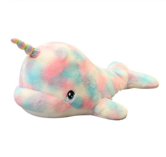 rainbow narwhal plush