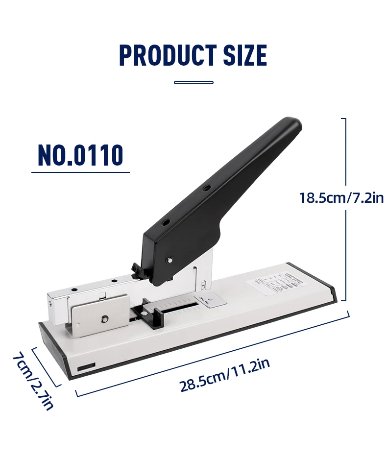 High Capacity Jumbo Book Stapler Machine 100 Sheets Heavy Duty Manual