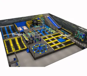 Newest Jumping Center Family Indoor Trampoline Park
