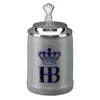 Salt-glazed Stein with tin lid, 0,25 L