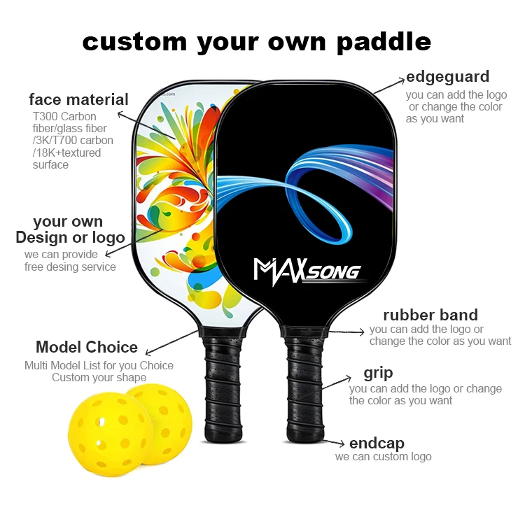 High Quality Usapa Approved Pickle Ball Paddle Pp Core T700