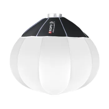 TRIOPO KQ65 65cm Lantern Softbox Spherical Collapsible Soft Box Bowens Mount Studio Photography Video Lighting Accessory 55cm
