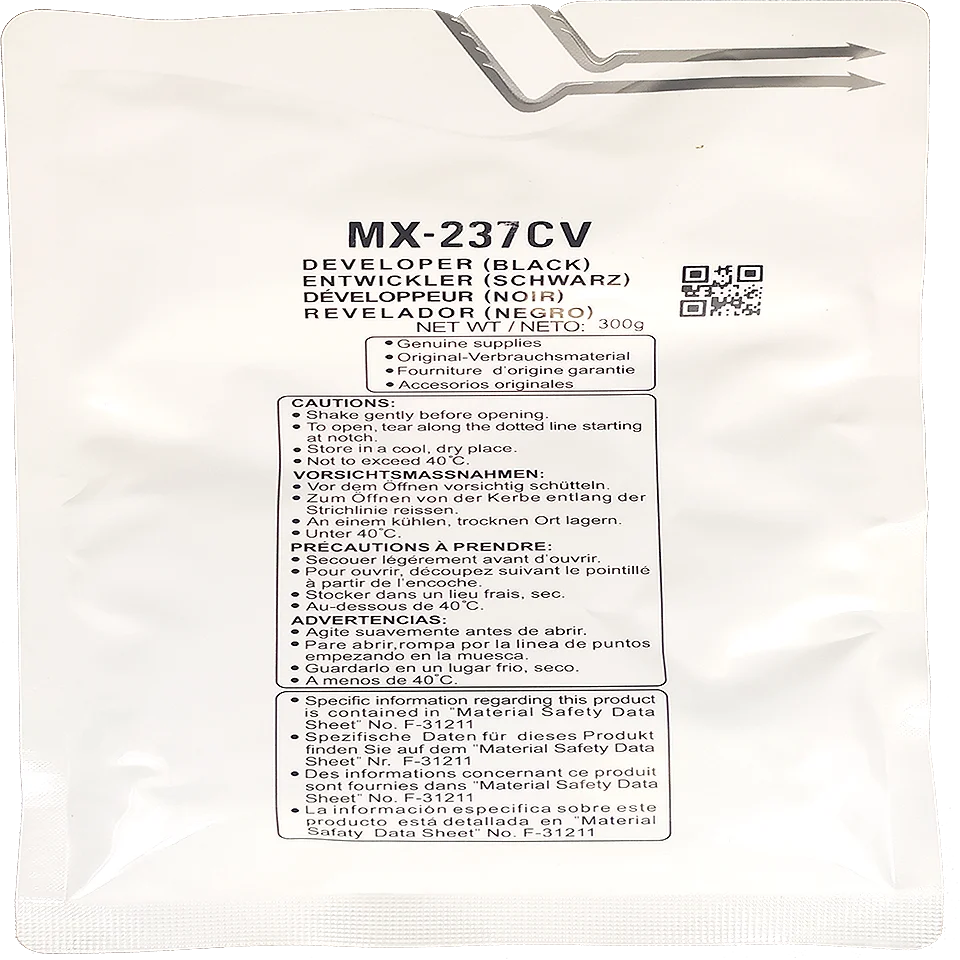 Compatible for Sharp MX 152 3127 36 271 237 235 312 500 560CV AR 202 455 450 205SD Developers for Sharp Copier Developer Unit