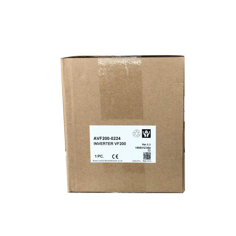 New Original AVF200-0224 Inverter, AVF SeriesStable frequency conversion, reliable load driving. Easy parameter setting and installation. Suitable for motor speed control in industrial automation machinery.