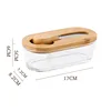 Oval Butter Box (Wood) - Flat