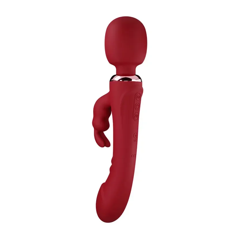 New Hot Selling Rabbit Vibrators USB Charger G-spot Dildo Rabbit Vibrator  Sex Toy Magic Wand AV Vibrator