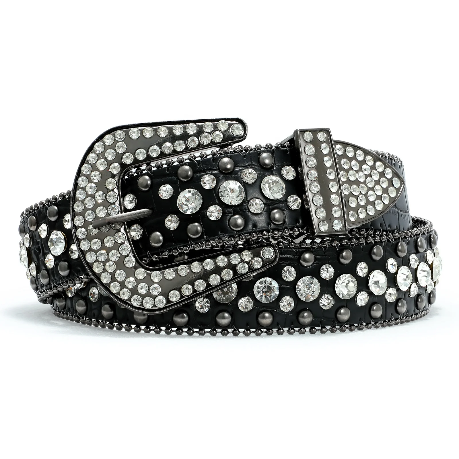 designer rhinestone belt