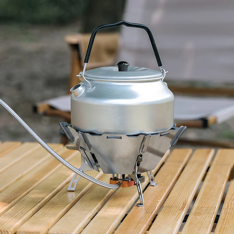 Outdoor Camping Gas Stove Rack Portable Stainless Steel Furnace Frame Windshield Picnic BBQ Fire Burn Pit Stand Wind Screen