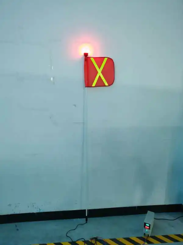 Chset 2021 LED WARNING Mining FLAG Safety Whip With Spring and Light