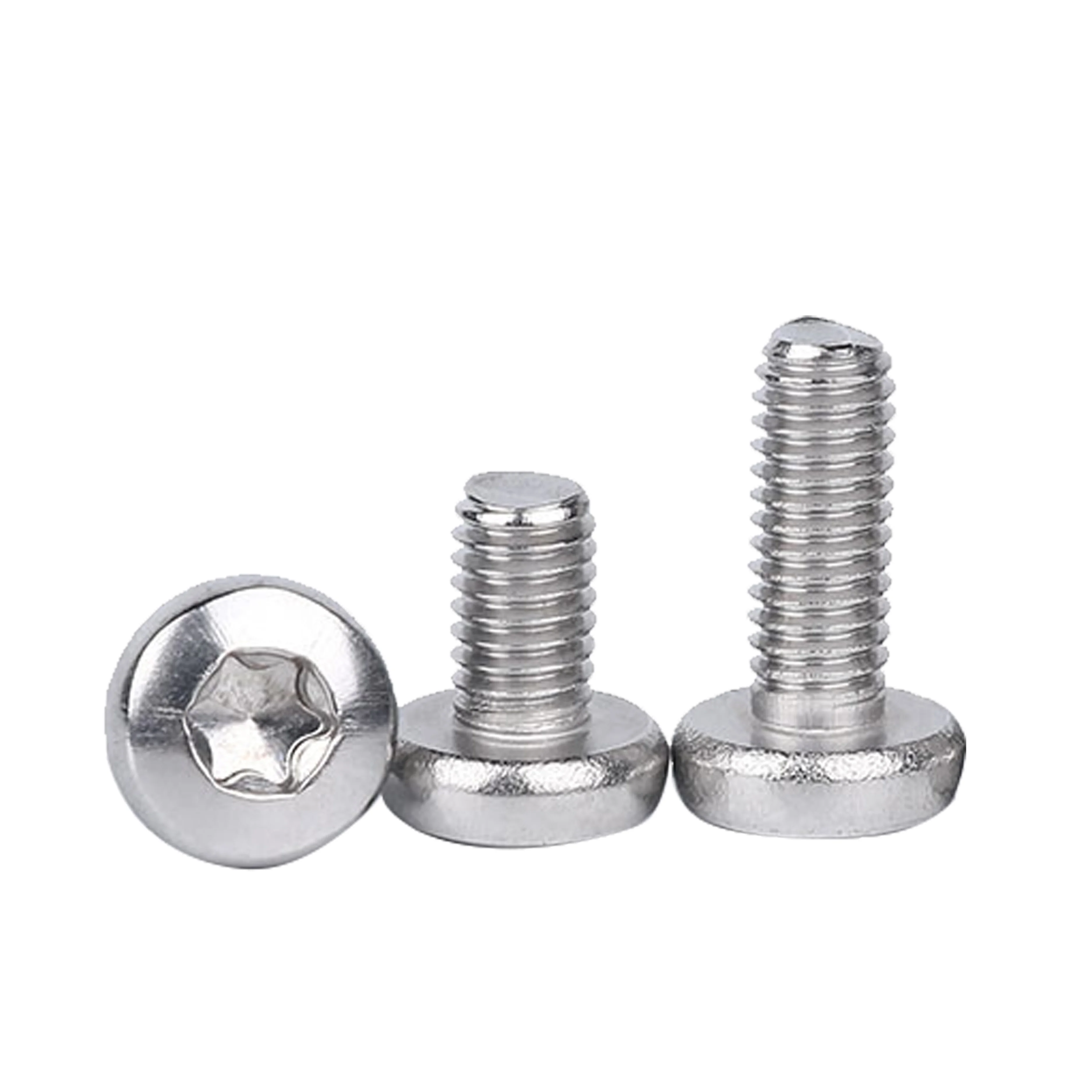 #2-56 Threads 1/2 Length Plain Finish Pack of 100 Binding Head Stainless Steel Machine Screw Slotted Drive