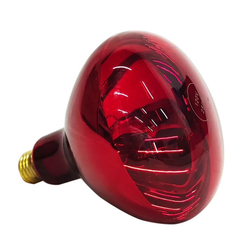 Infrared Thickened Heating Breeding Bulb Heat Infrared Lamp 150w for Animal Husbandry Farm Poultry