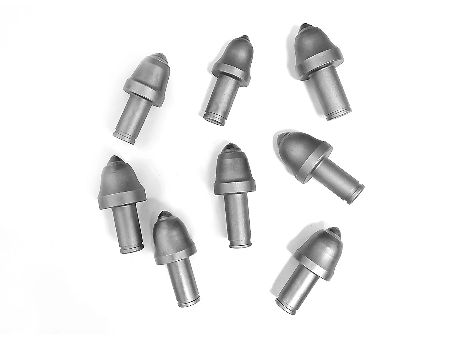 Round Shank Conical Bullet Bored Cutter Bit Teeth 30r3875 For Mining