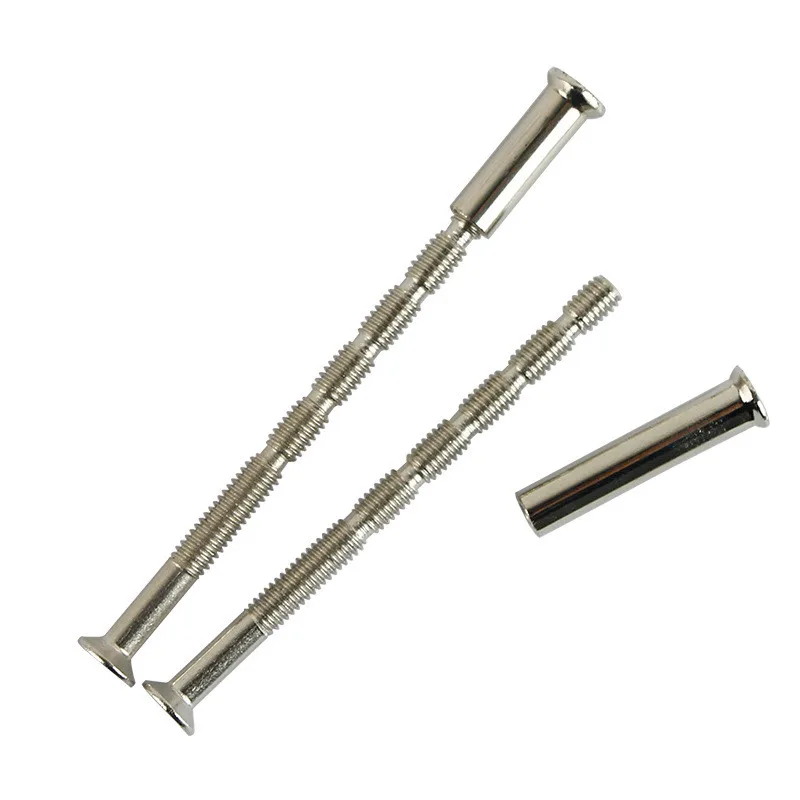 Mnnliche weibliche Trgriff schrauben Bambus-Verbindungs schrauben  Phillips-Senkkopf befestigung Schneid schlitz Gelenks ch raube M4 X 60mm