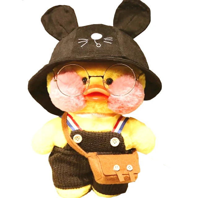 Verser19 - Lalafanfan-Vêtements en peluche de canard jaune pour enfants Verser19 - Lalafanfan-Vêtements en peluche de canard jaune pour enfants