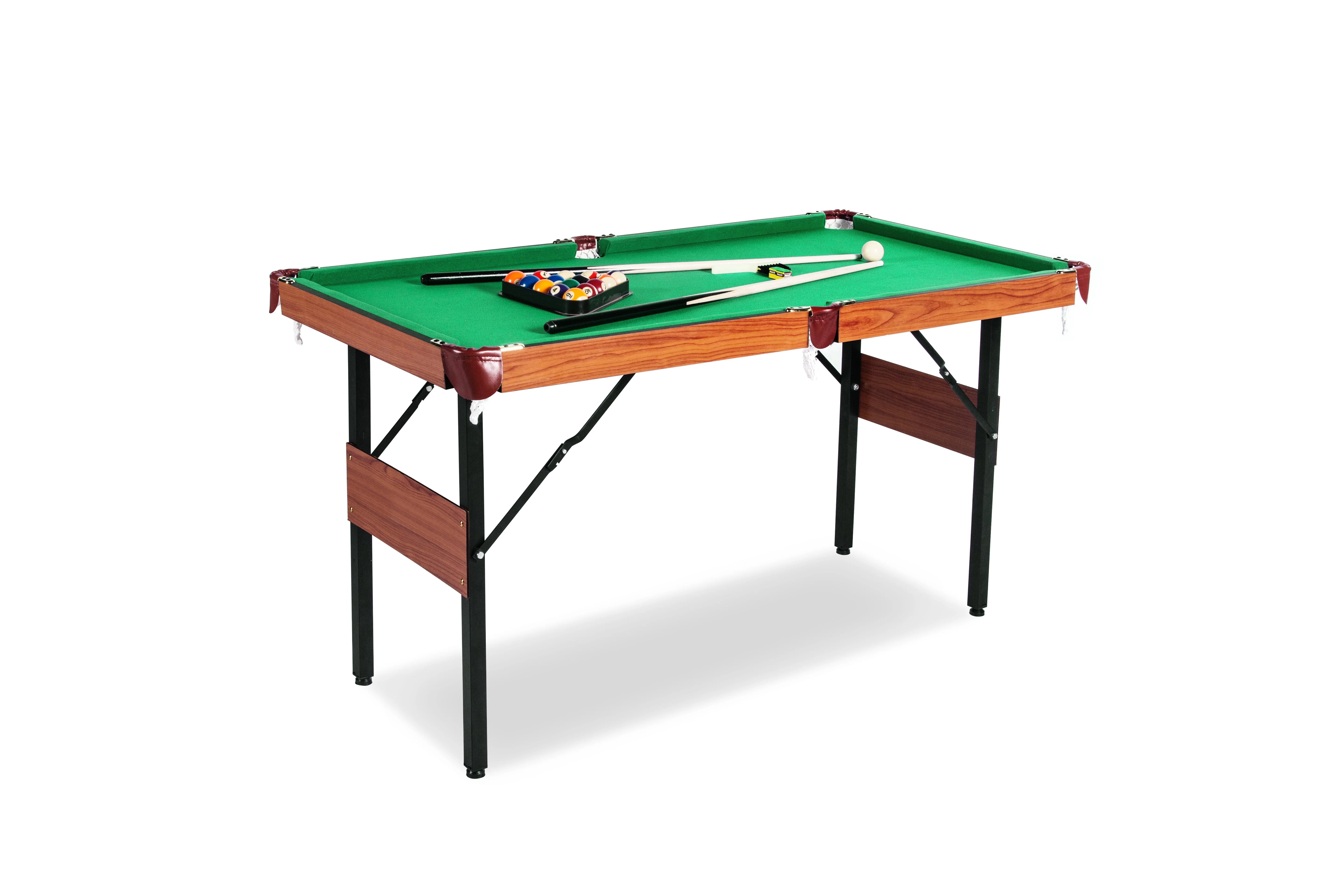 4.5ft дешевые мини снукер бильярдные столы откидная ножка детская игра бильярдный