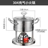 304 stainless steel checkered pattern, silver version [glass cover]