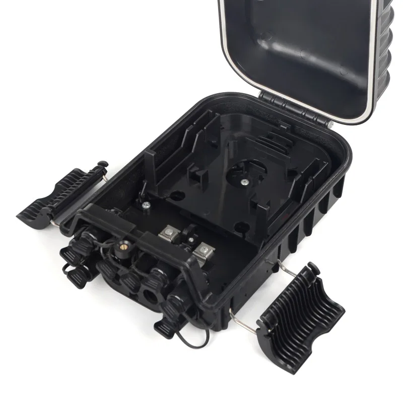 1x8 SC APC ABS Box Single Mode PLC Splitter 8 Core Optic Fiber Box FTTH Terminal Outdoor For HUAWEI waterproof port NAP ODP FDB