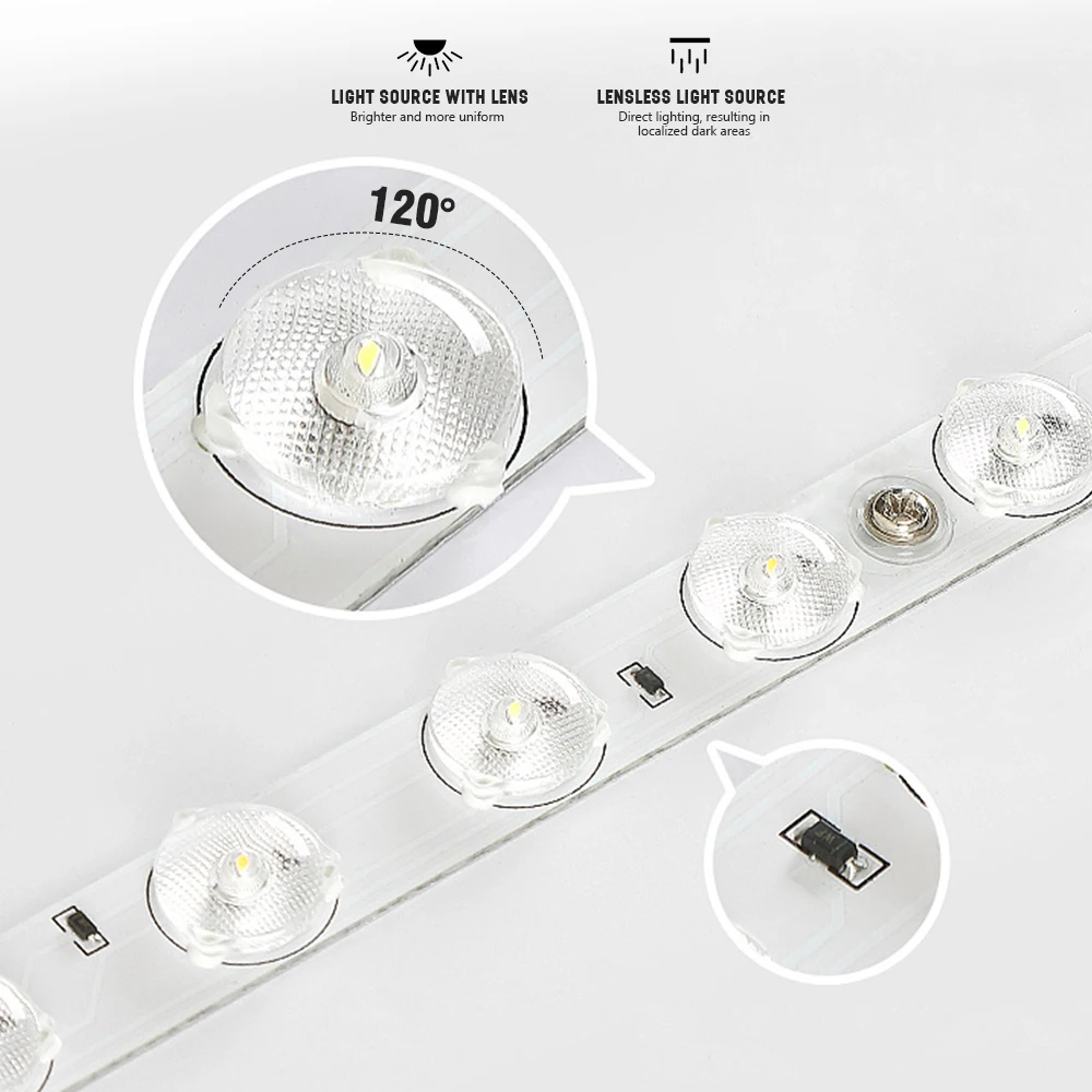 Indoor Lighting Recessed Ceiling Lamp Ip20 Pc Body Square Slim Led Smd2835 Panel Lights for Industrial Supermarket Office Hotel