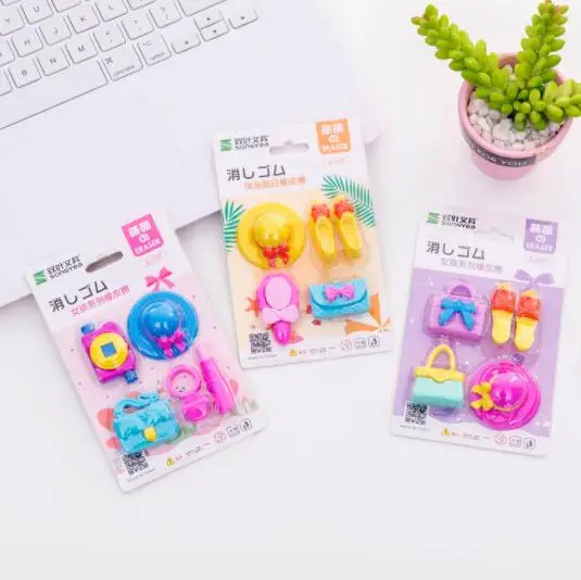 Шляпа туфли на высоком каблуке сумочка набор для девочек канцелярские товары студентов оптовая продажа