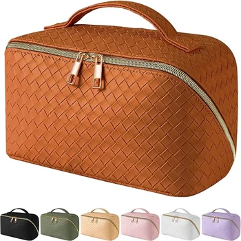 Mfine High Quality Wholesale Lady Makeup Bags Pu Leather Custom Cosmetic Cases