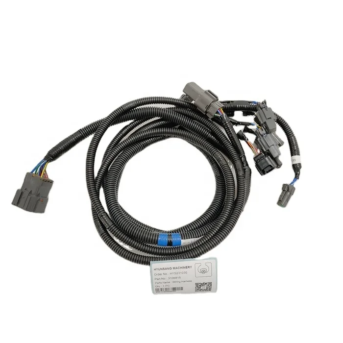 Excavator Parts Wire Harness 3106815 4449447 3111779 3110510 for