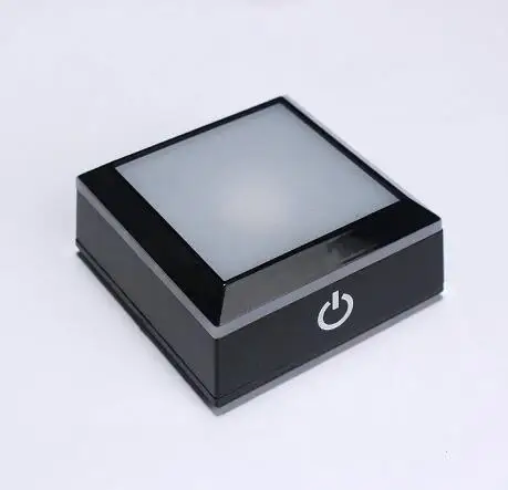 LED LIGHT BASE Multicolor Display Lighted Base Touch Switch for Glass