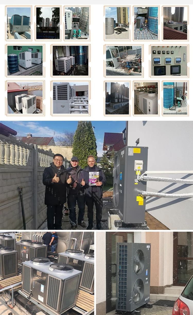 R32 100m3 Inverter Swimming Pool Heating Pump Pool Heater Evi Heat Cool