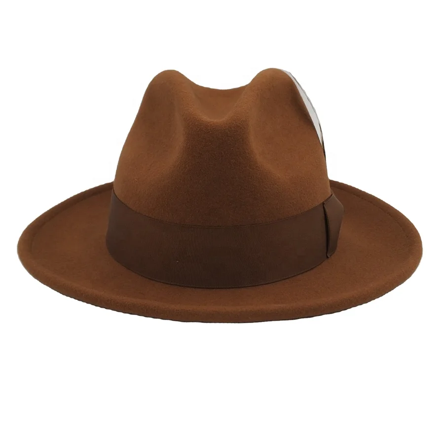 medium brim fedora hat