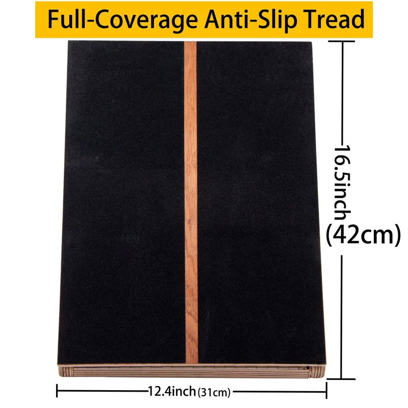 Регулируемая наклонная доска Растяжитель икры с дополнительной боковой ручкой дизайн фитнес силовой тренировочная деревянная наклонная растягивающаяся доска