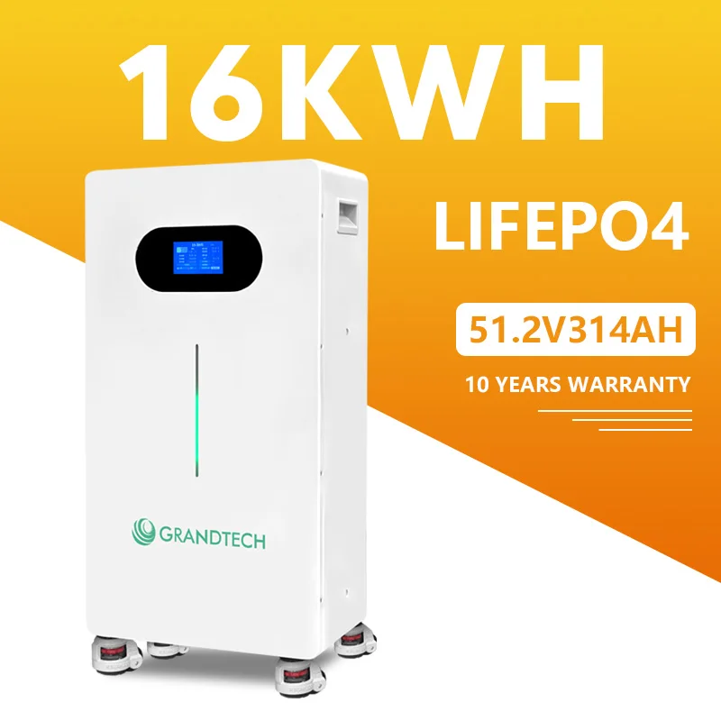 US Lager Strømvægbatteri 300Ah 314Ah 15kWh 16kWh 30kWh Solenergisystem 10kW 15kW 16kW 30kW 48V Lifepo4 Lithiumbatteri