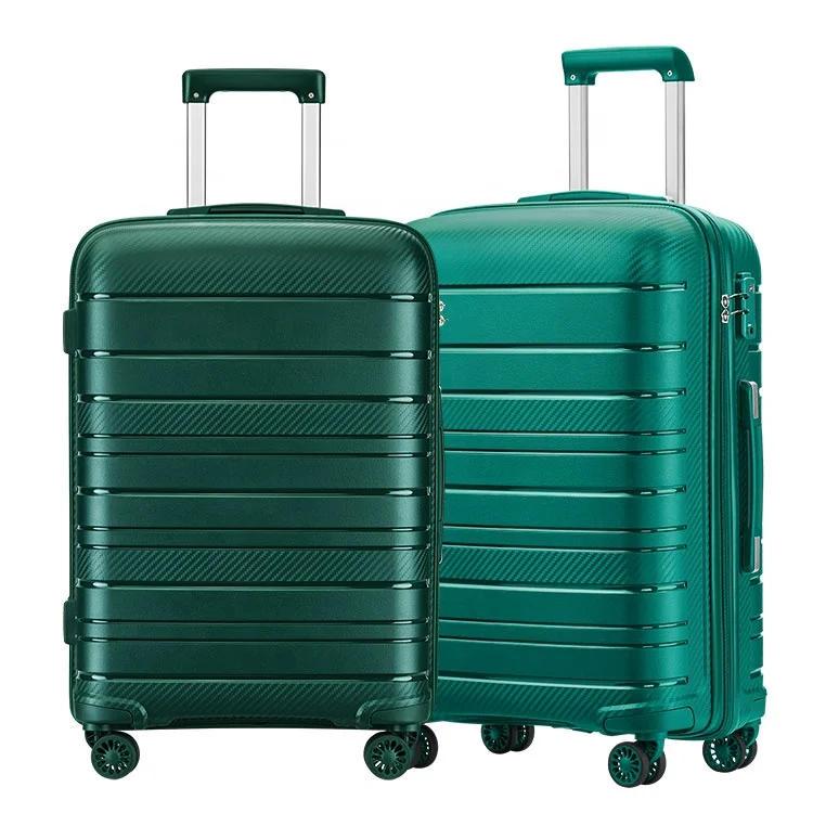 Hot sale TSA lock Trolley Suitcase Bag 20 24 28 PP Travel Luggage Set