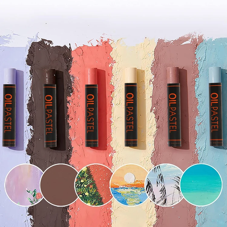 Прямые продажи от производителя, различные цвета, дешевые мягкие масляные пастели оптом