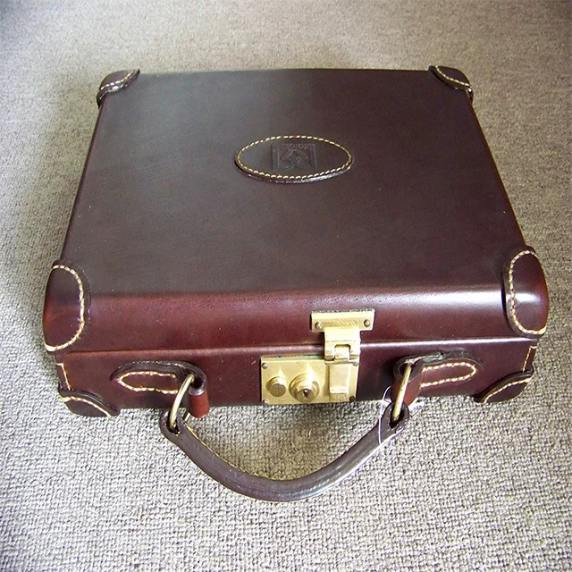 Hibo винтажный Деревянный чехол для покерных чипов 200/300/500/1000 чемодан переноски чемоданов