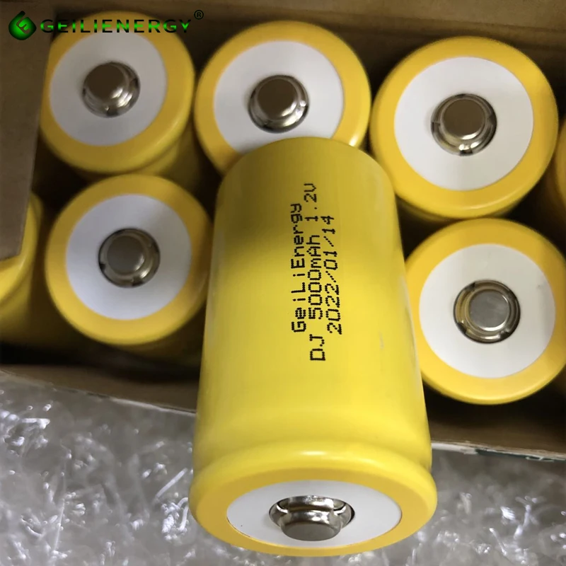 Power Tool Nicd D 5000mah 1.2v Rechargeable Battery D Size Nickel