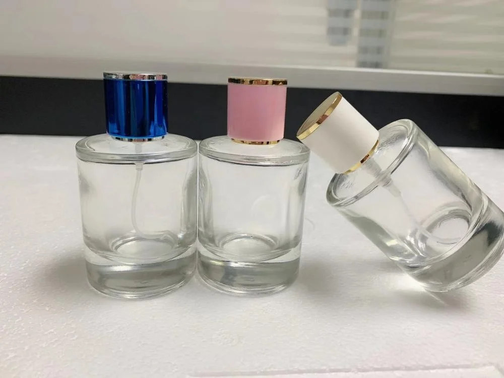 Men Perfume Vintage Blue Turkey Frosted Glass Display Cosmetic Packaging  Perfume Bottle