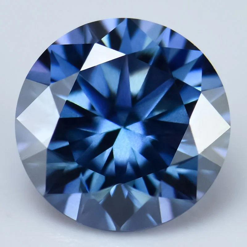 XINGYUE Factory Wholesale Colored Diamond Blue Green Pink Moissanite for Ring and Jewelry