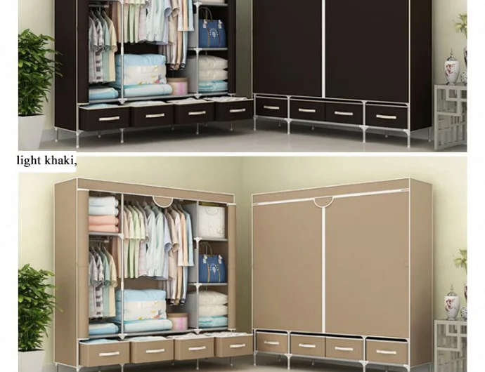 Домашняя полка для хранения, портативная мебель, шкаф для одежды, шкаф с ящиками