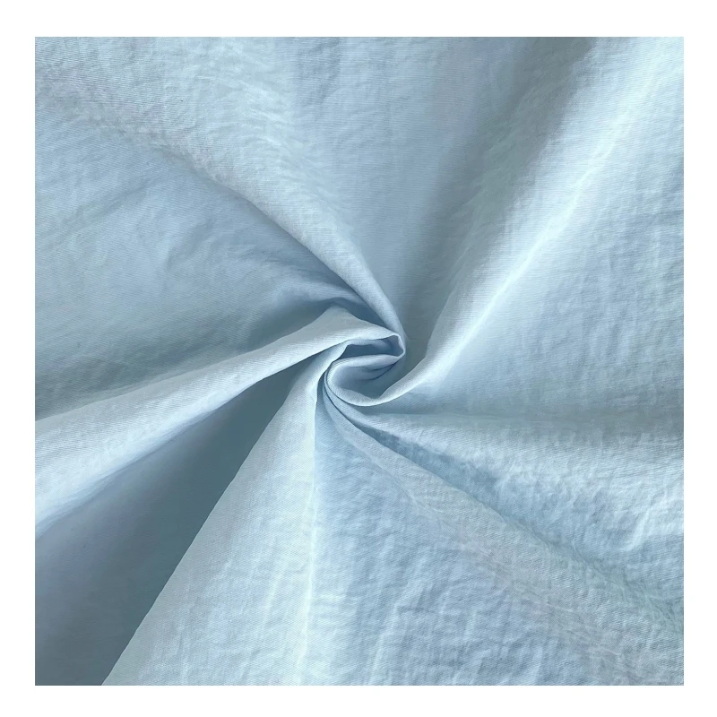Waterproof 100% nylon 228T taslon crinkle fabric for outdoor wear