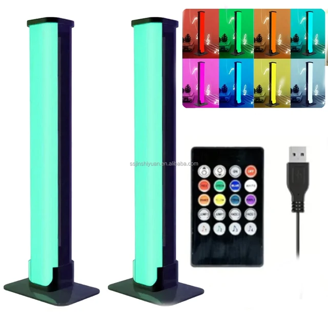 RGB LED Lighting Bars USB Powered Ambient Music Sync Gaming TV Backlight Color Changing  for Room Use LED Pickup Light