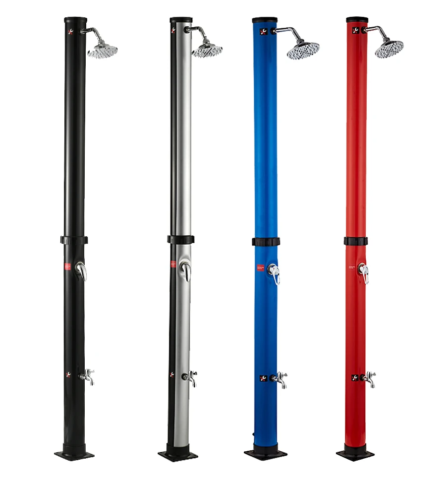 20l Cylinder Blue Garden Solar Shower Colorful Shower Simple Connected