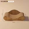 Canapé pour chat couleur chêne beauté grand 60x27x21cm-envoyer herbe à chat