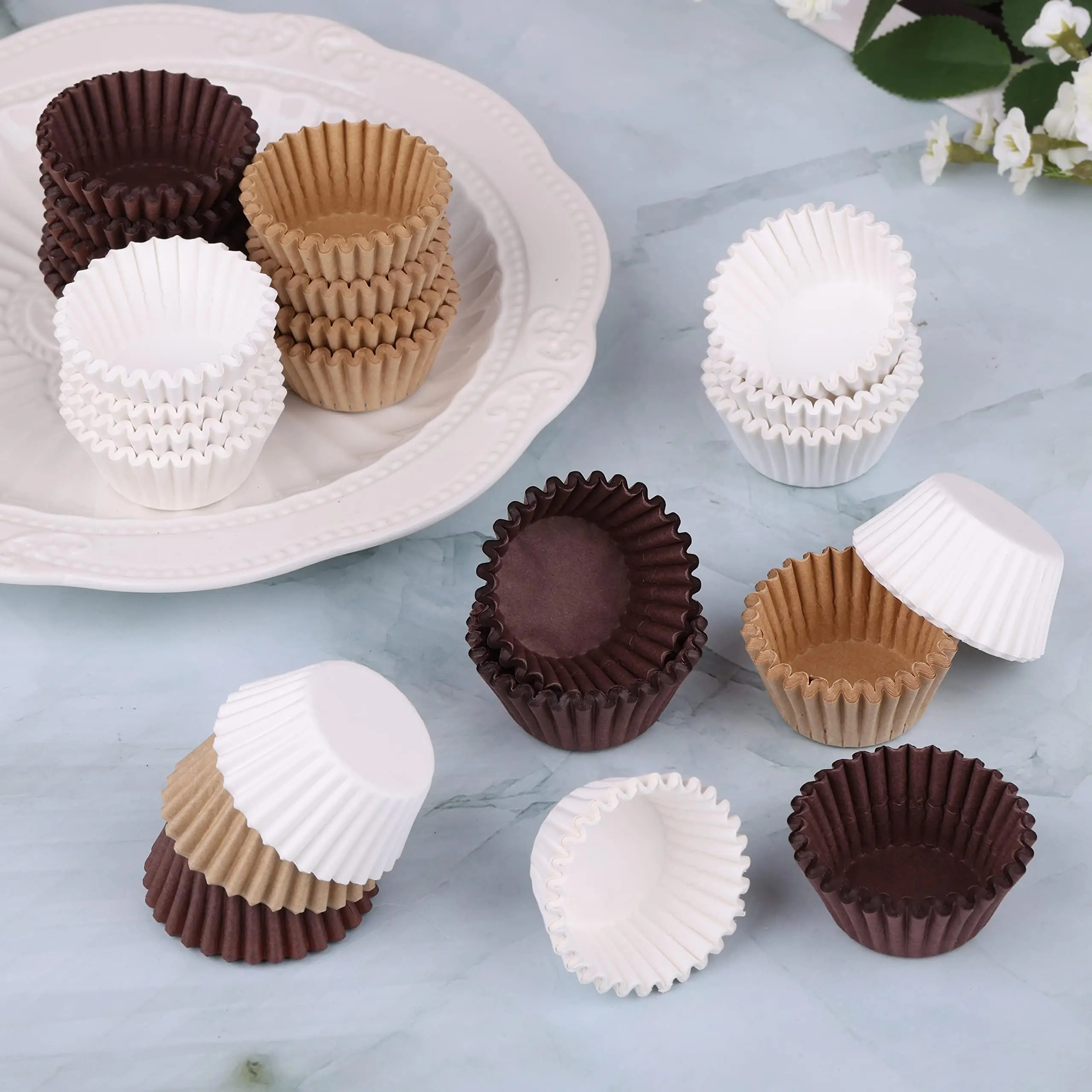 Wholesale Custom Size and Color Cupcake Cup Disposable High Quality Baking Cake Cup Paper Cupcake Liners