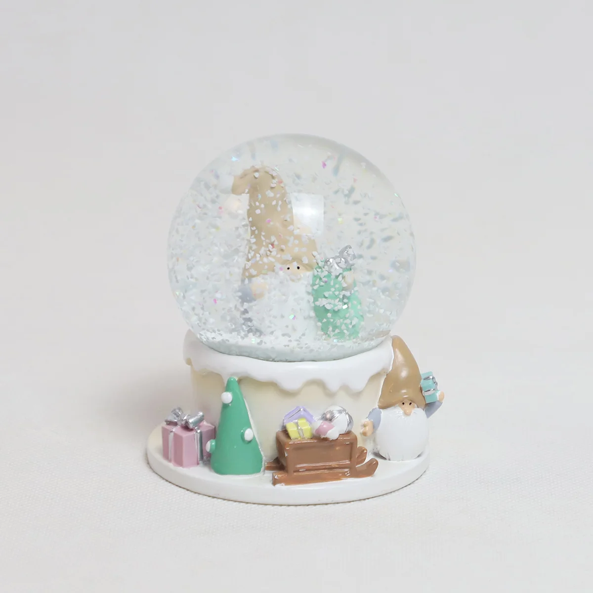 small glass christmas ornaments items hot sale cheap snow globe hand painted christmas glass balls