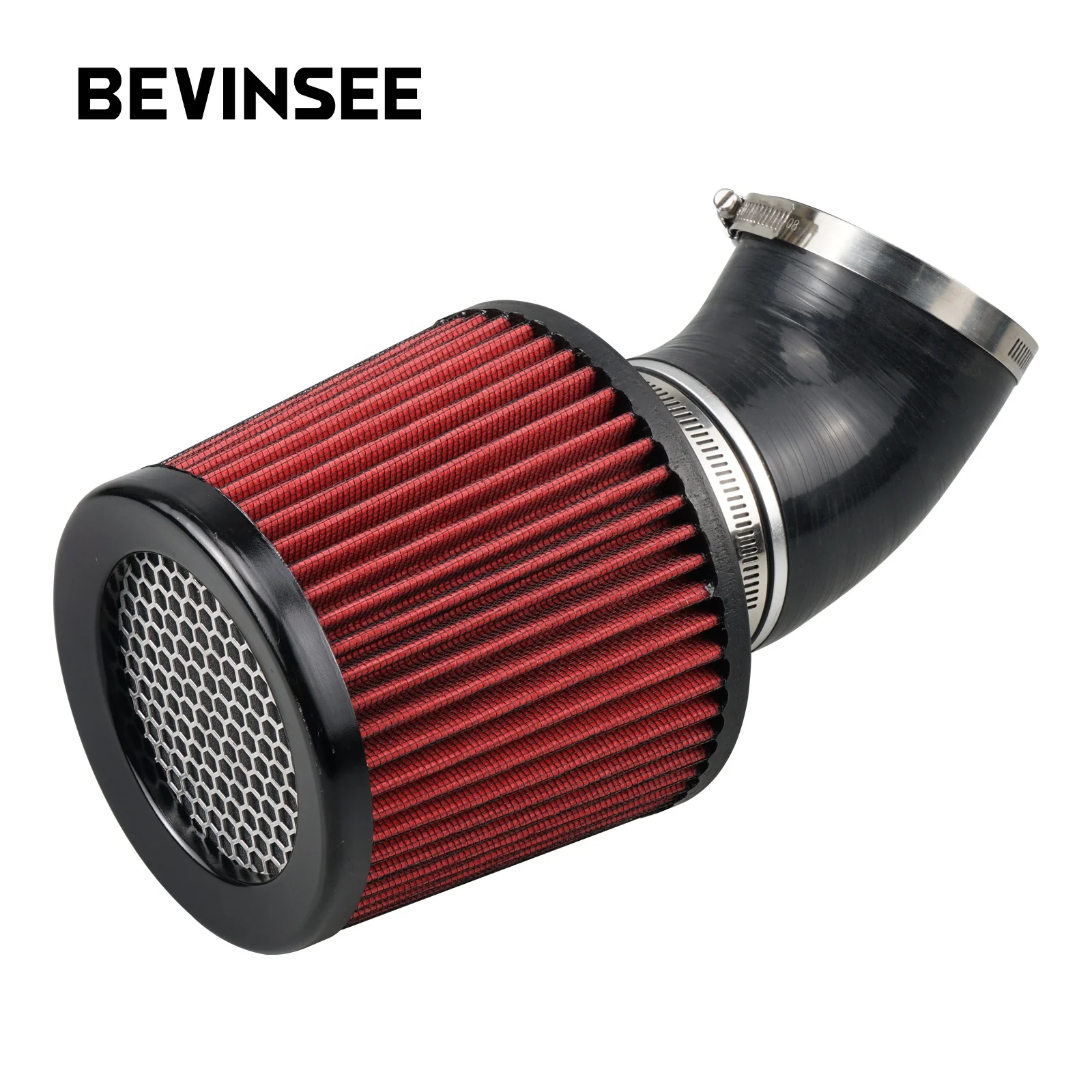 Bevinsee E46 Silicone Intake Pipe + High Flow Air Intake Filter Dynamic