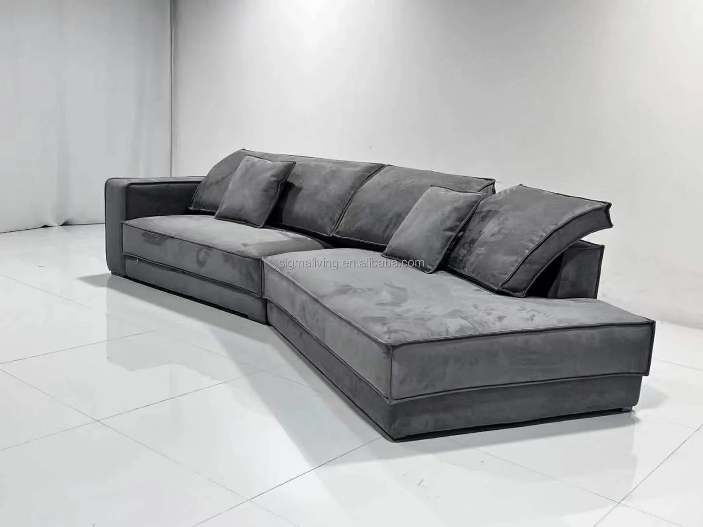 Indoor large fabric couch living room sofa